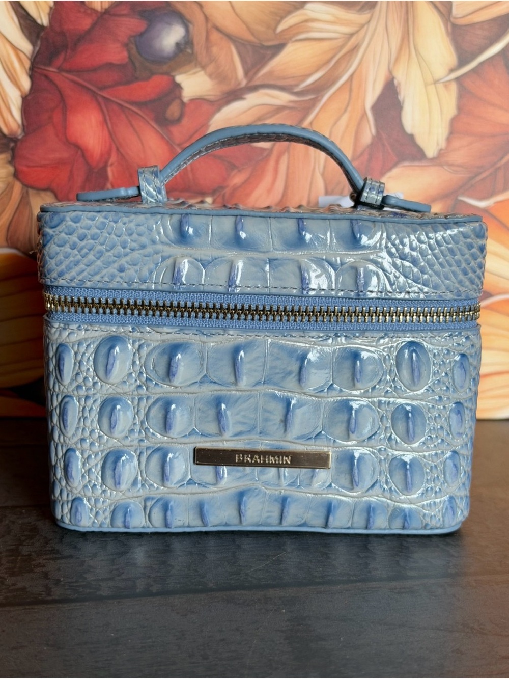 Brahmin Small Charmaine
Heavenly Blue Melbourne
Genuine Leather NWT price firm